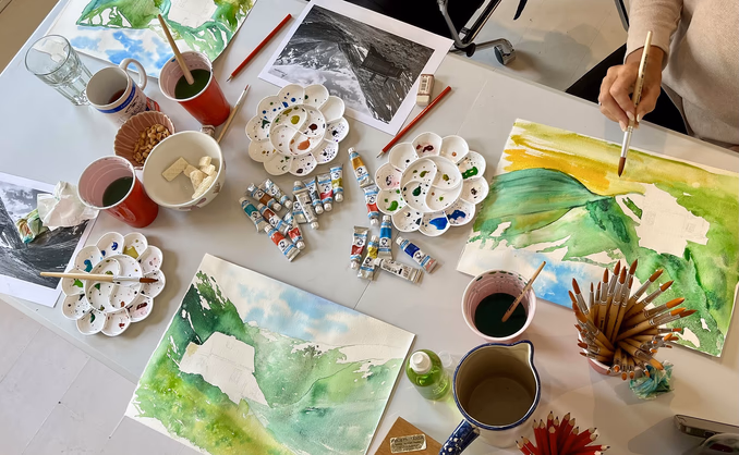 Akvarell watercolor workshop