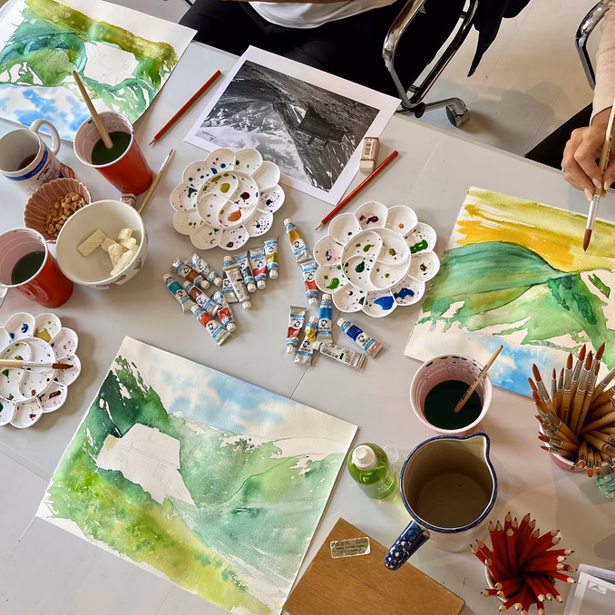 Akvarell watercolor workshop