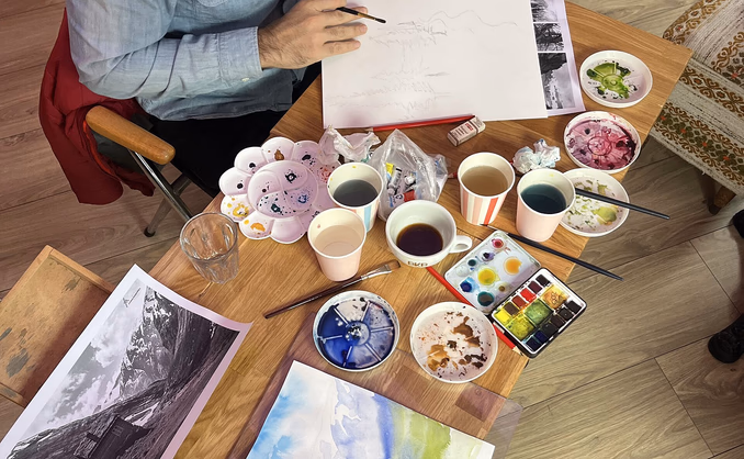 Akvarell watercolor workshop