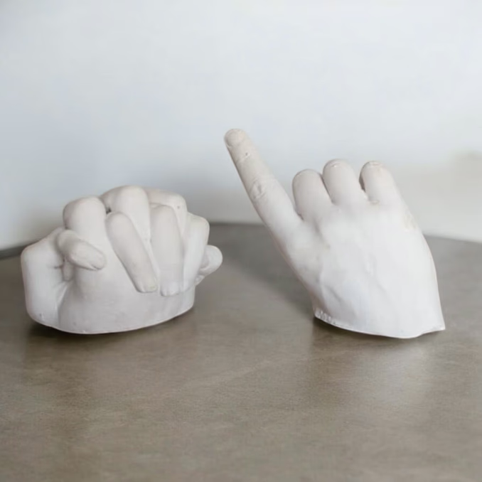 Din hånd som kunst for to