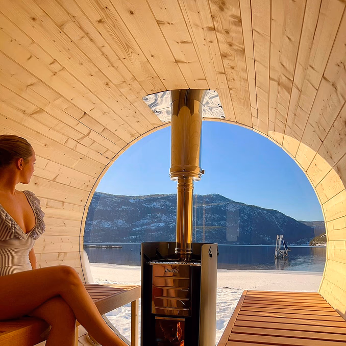 Hyttetur med vedfyrt sauna