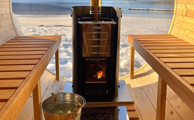 Hyttetur med vedfyrt sauna
