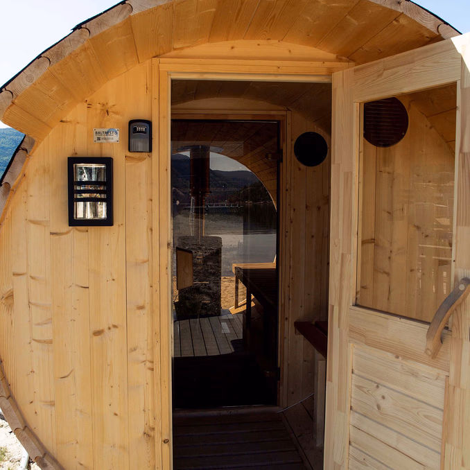 Hyttetur med vedfyrt sauna