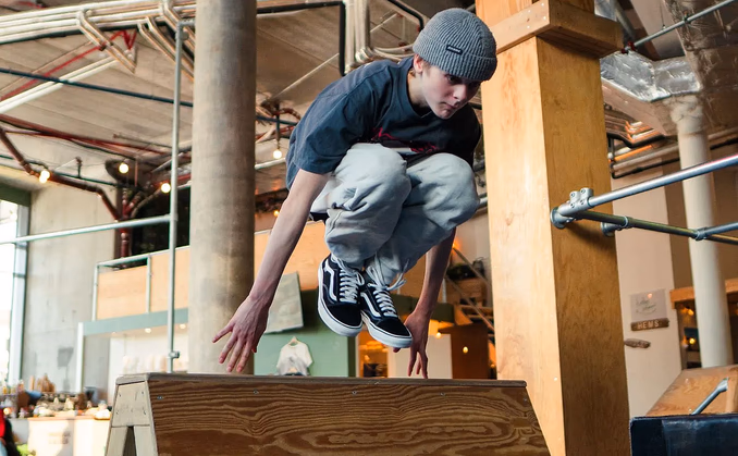 Parkour med instruktør