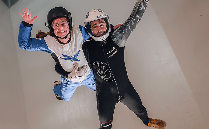 Indoor skydive