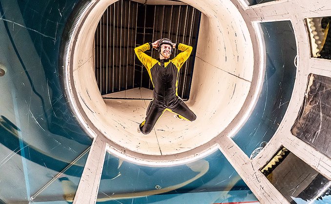 Indoor skydive
