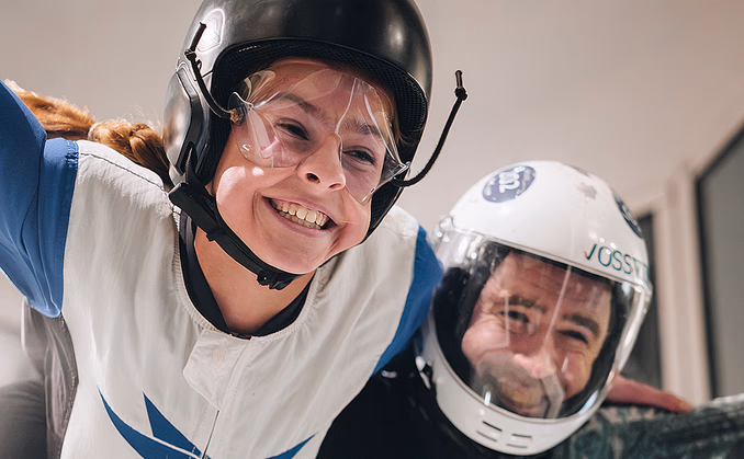 Indoor skydive
