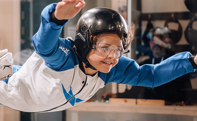Indoor skydive