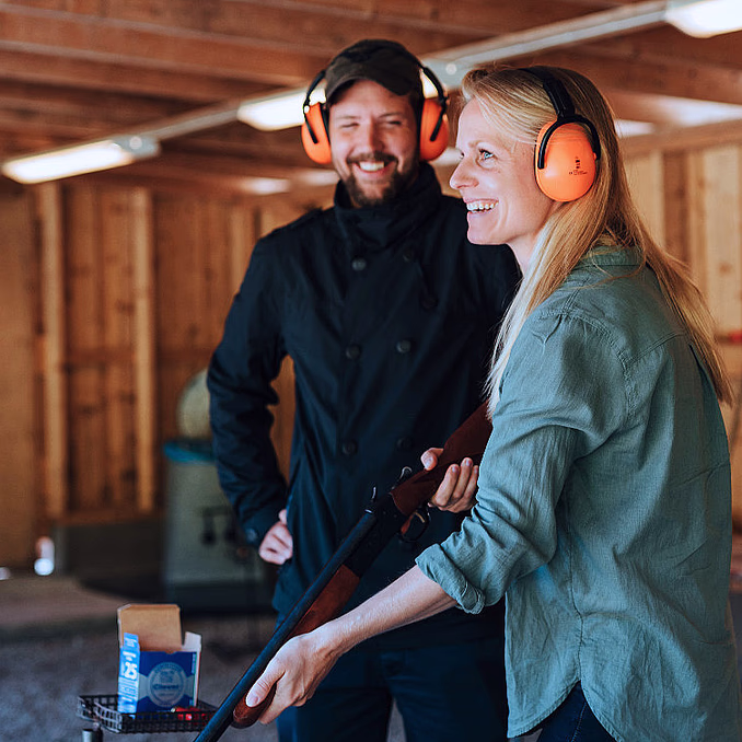 Leirdueskyting for to deluxe