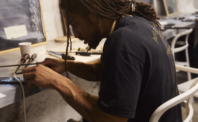 Date på smykkeverkstedet