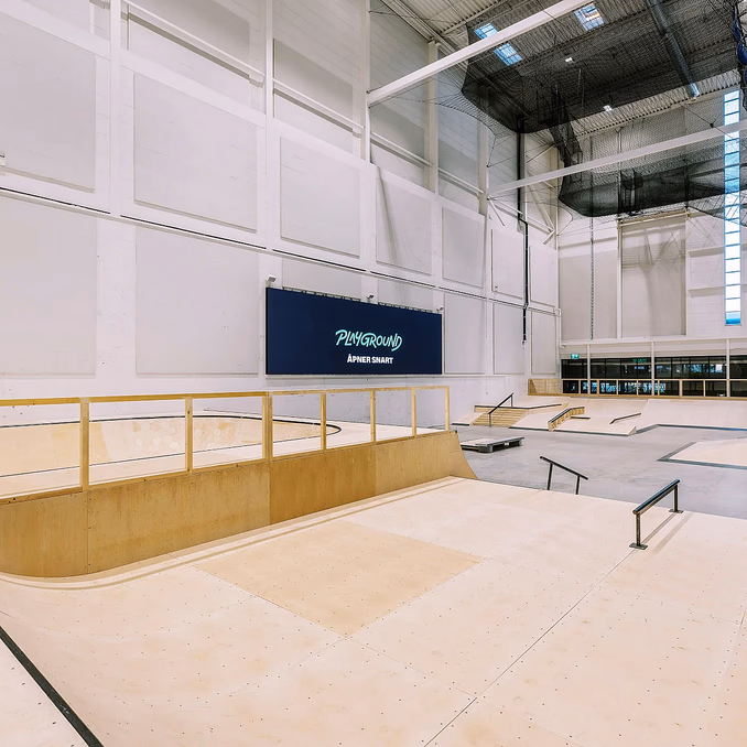 Skatepark for to