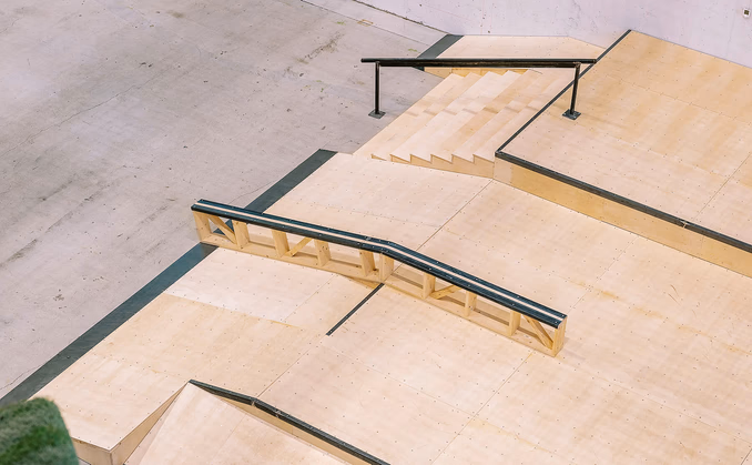 Skatepark for to