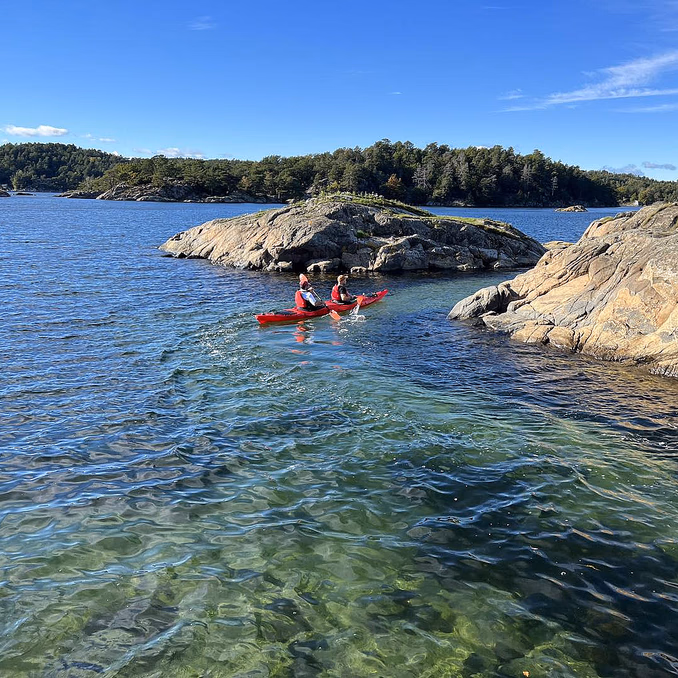 Guidet tur med havkajakk
