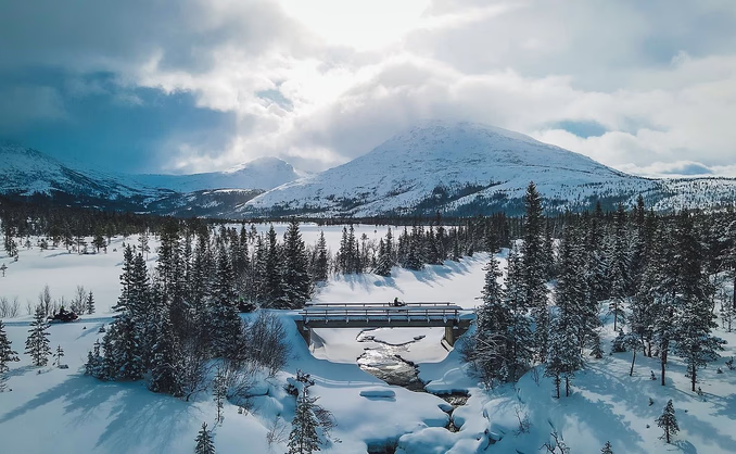 Snøscootersafari for to heldag