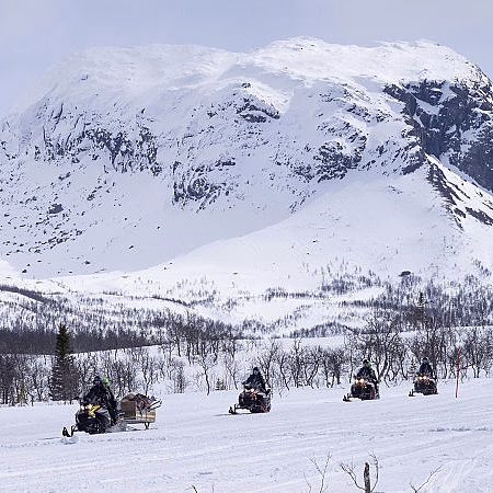 Snøscootersafari for to heldag