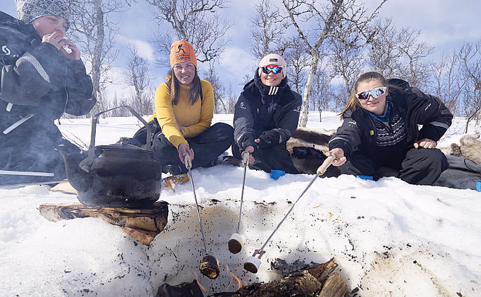 Snøscootersafari for to heldag