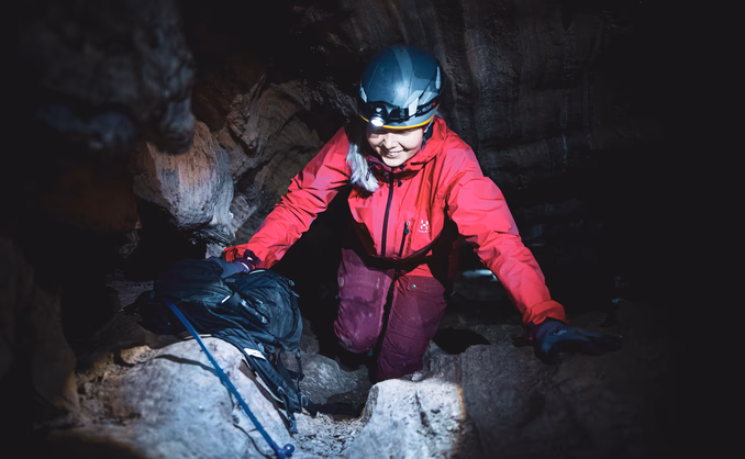 Grottetur i Øyfjellgrotta