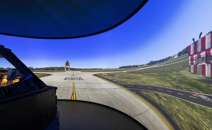 Airbus flysimulator for to