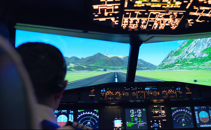 Airbus flysimulator
