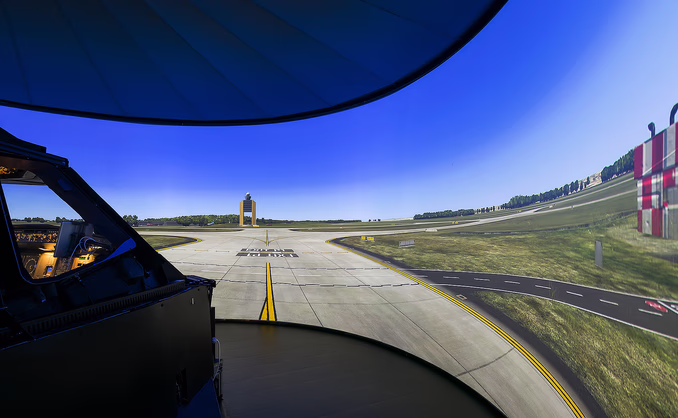 Airbus flysimulator