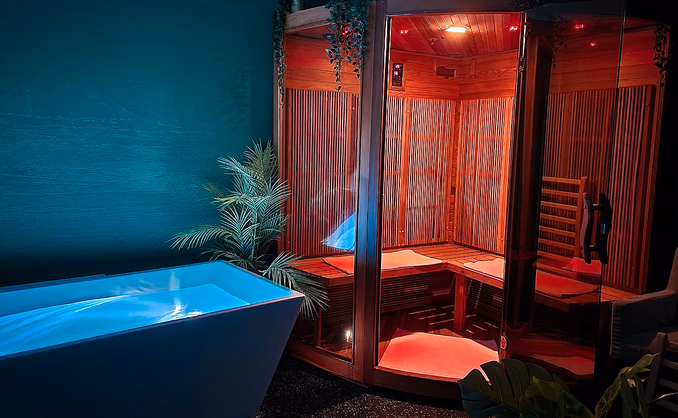 Floating, jacuzzi, sauna & isbad for to