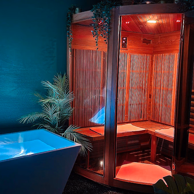 Jacuzzi, sauna & isbad