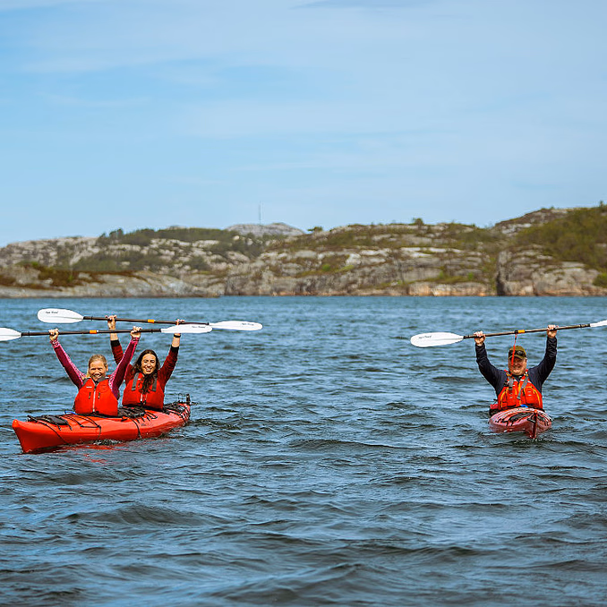 Guidet kajakktur i Øygarden skjærgård