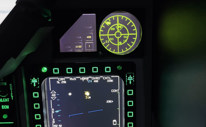 Virtuell F-16 pilot for en dag