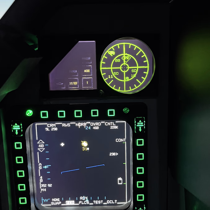 Fly F-16 simulator