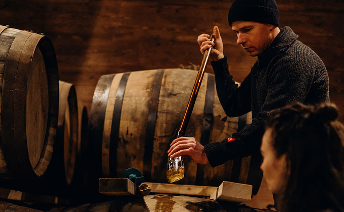 Whiskysmaking med destilleriomvisning