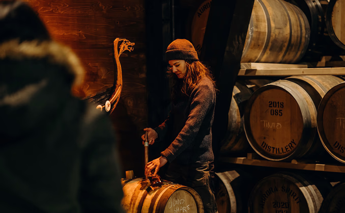 Whiskysmaking med destilleriomvisning