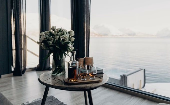 Arctic fjordcabins med jacuzzi