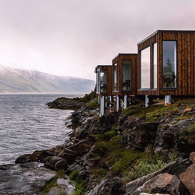 Arctic fjordcabins med jacuzzi