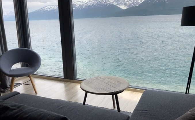 Arctic fjordcabins med jacuzzi