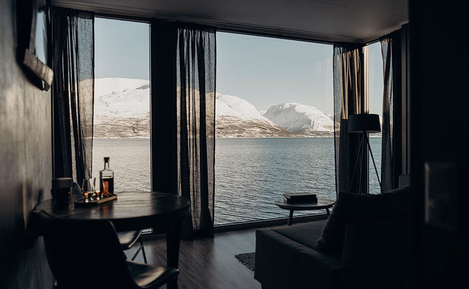 Arctic fjordcabins med jacuzzi