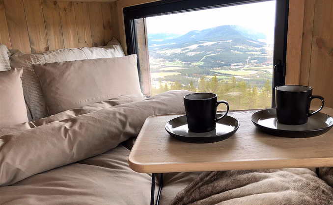 Natt i fjelltopphytte