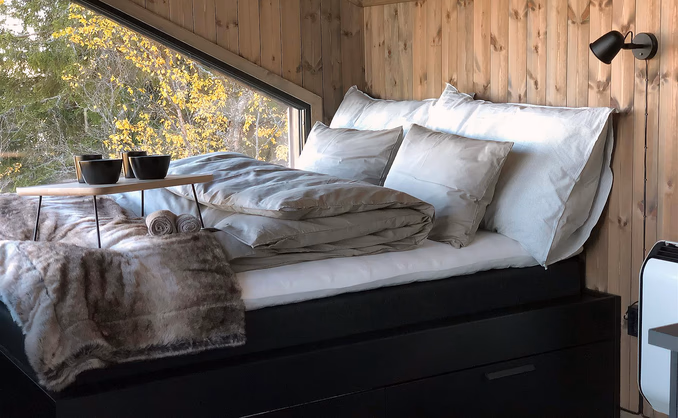 Natt i fjelltopphytte