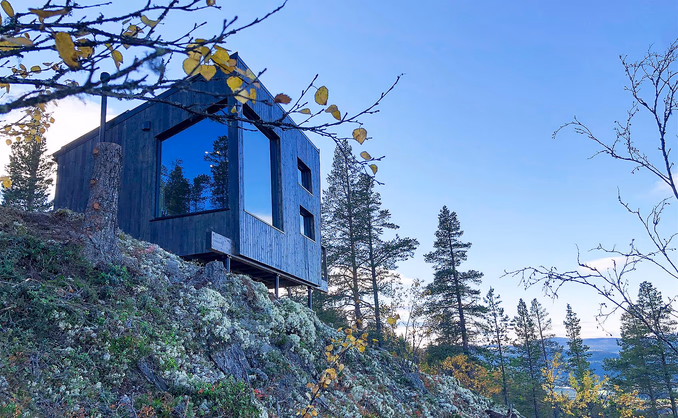 Natt i fjelltopphytte
