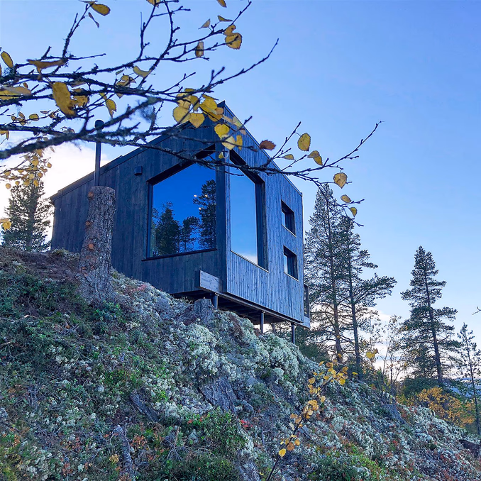 Natt i fjelltopphytte