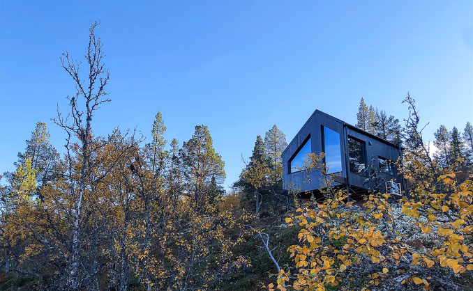 Natt i fjelltopphytte