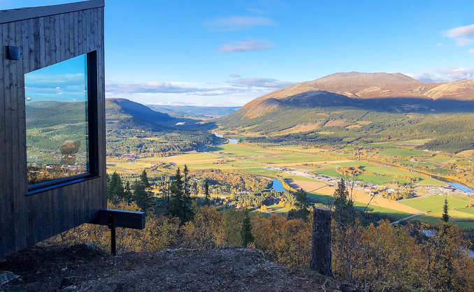 Natt i fjelltopphytte