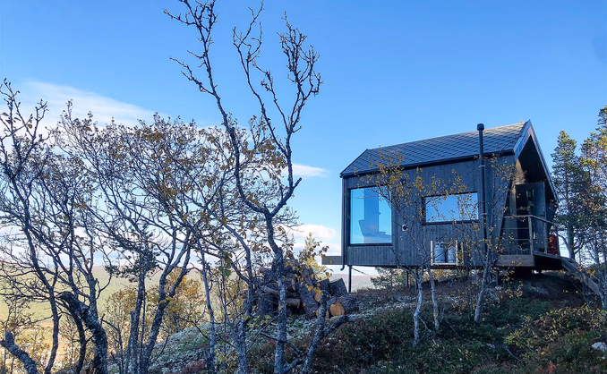 Natt i fjelltopphytte
