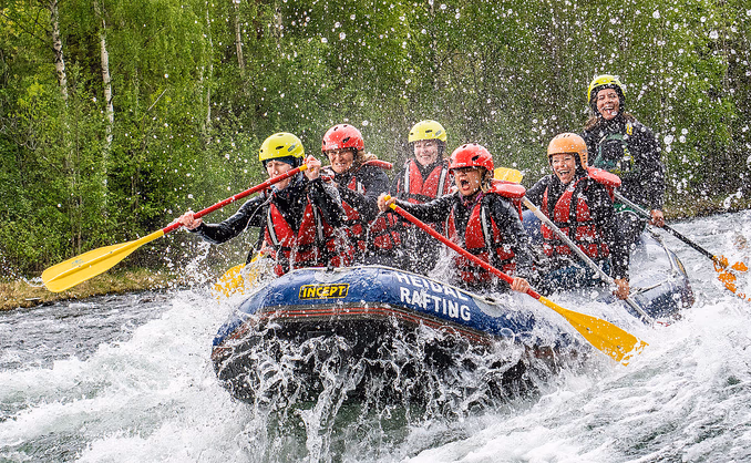 Rafting og Via Ferrata
