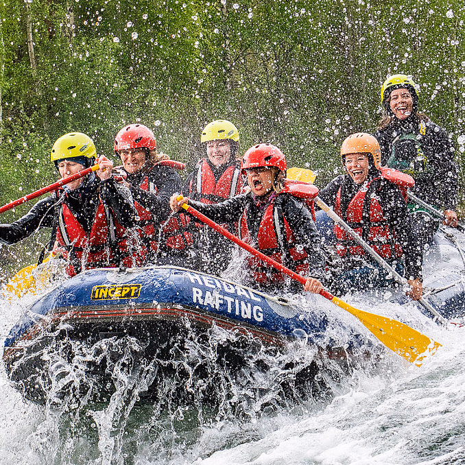 Rafting og Via Ferrata