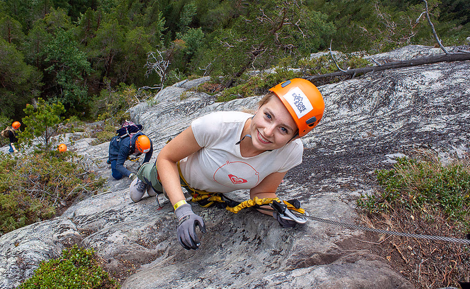 Rafting og Via Ferrata