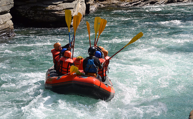 Rafting og Via Ferrata