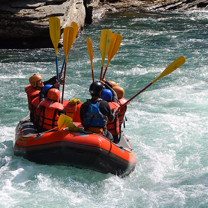 Rafting og Via Ferrata