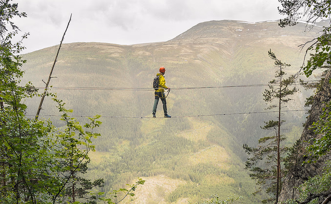 Rafting og Via Ferrata