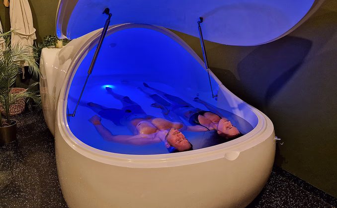 Parfloating med IR Sauna