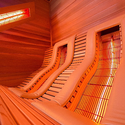Parfloating med IR Sauna